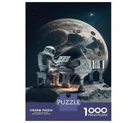 Puzzle Per Adulti 1000 Pezzi Piano in Space Puzzle Per Adolescenti Giochi Per Famiglie Sfida Difficile Aiuta L'esercizio Del Cervello 38x26cm/1000pcs