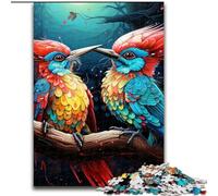 Puzzle per adulti 1000 pezzi Picchio colorato Puzzle da 1000 pezzi Rompicapo impegnativo per adolescenti, perfetto per decorare la casa o come regalo 50x75cm