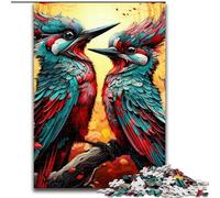 Puzzle per adulti 1000 pezzi Picchio colorato Puzzle da 1000 pezzi Rompicapo impegnativo per adolescenti, perfetto per decorare la casa o come regalo 50x75cm