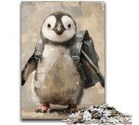 Puzzle per adulti 1000 pezzi Pinguino viaggiatore Giochi educativi Giocattoli fai da te Ideale come regalo per tutta la famiglia 38x26cm