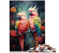 Puzzle per adulti 1000 pezzi pittura di un parrocchetto ninfa puzzle difficile 26 x 38 cm per alleviare lo stress difficile sfida per adolescenti dai 14 anni in su