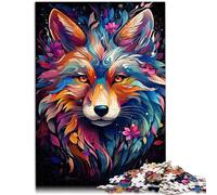 Puzzle per adulti, 1000 pezzi, pittura di una volpe, giocattolo educativo, collezione di artisti, arte visiva, per adolescenti dai 14 anni, 26 x 38 cm