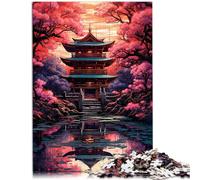 Puzzle per adulti 1000 pezzi pittura giapponese Kominka gioco impegnativo 50 x 75 cm adatto come decorazione da scrivania