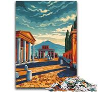 Puzzle per adulti 1000 pezzi Pompei, gioco stimolante e decorazione da parete per famiglie, regali unici per compleanno e Natale (dimensioni 38x52cm)