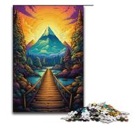 Puzzle per adulti 1000 pezzi Ponte verso le piramidi Puzzle per la casa Giochi educativi Giocattoli fai da te Ottimo regalo per giochi 1000 pezzi (38x26 cm)