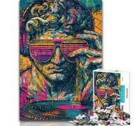 Puzzle per adulti 1000 pezzi Pop-art della statua del David di Michelangelo, aiuta il cervello a esercitare giocattoli avvincenti per coltivare la pazienza Decorazione perfetta (38x26cm)