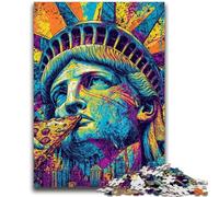 Puzzle per adulti 1000 pezzi Pop Art Statua della Libertà per bambini dai 14 anni in su Gioca perché è l'ideale come regalo per tutta la famiglia 26x38cm