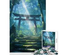 Puzzle per adulti 1000 pezzi Porta Torii della Pace Giocattoli fai da te Regali di Babbo Natale segreto Gioco rompicapo Interessante riduzione dello stress Dimensioni 38x26cm