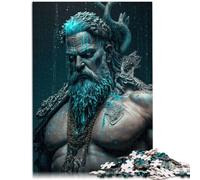 Puzzle per adulti 1000 pezzi Poseidone Giocattolo Gioco intellettuale 10,27 pollici x 14,96 pollici Migliora la memoria per gli adolescenti dai 14 anni e oltre