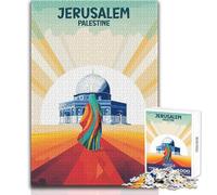 Puzzle per adulti 1000 pezzi Poster della Madre Palestina Gioco impossibile Taglio di precisione Regali di Babbo Natale segreto Dimensioni 50x75cm