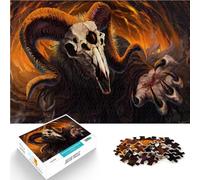 puzzle per adulti 1000 pezzi Potere del diavolo Fatto di legno per e da 14 anni in su per il gioco educativo sfida giocattolo Regalo per i compleanni misurare：50x75cm