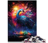 Puzzle per adulti, 1000 pezzi, puzzle a forma di fenicottero, gioco educativo, gioco di sfida, migliora la memoria per adolescenti dai 14 anni, 26 x 38 cm
