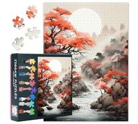 Puzzle per adulti 1000 pezzi - Puzzle Arte della foresta, 70 x 50 cm, motivo alba difficile, impossibile, impegnativo, gioco di famiglia, per uomini e donne, decorazione da parete