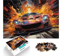 Puzzle per adulti 1000 pezzi Puzzle Auto Sport Gioco intellettuale 26x38cm Sollievo Stress Staycation Uccidere il tempo per i giovani di 14 anni