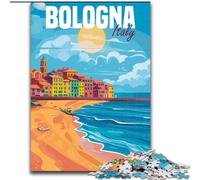 Puzzle per adulti 1000 pezzi Puzzle Bologna Italia, Giocattoli Giochi educativi Antistress Rafforza l'amore tra coppie 50x75cm