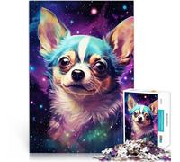 Puzzle per adulti 1000 pezzi puzzle chihuahua cosmico opera d'arte per è ideale come regalo per tutta la famiglia 50 x 74,9 cm per 14 anni