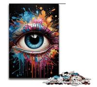 Puzzle per adulti 1000 pezzi Puzzle colorati con occhi fantasy giochi giocattoli regalo adatti per la decorazione del desktop 1000 pezzi (75x50 cm)