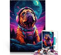 Puzzle per adulti 1000 pezzi Puzzle Cosmic Bulldog sfida educativa 26x38cm Sollievo dello Stress Staycation Uccidi il tempo per i 14 anni e più