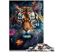 Puzzle per adulti 1000 pezzi Puzzle Da Vinci Tiger Sfida educativa Sollievo dello Stress Staycation Uccide Il Tempo per Adolescenti di 14 Anni e oltre 26x38cm