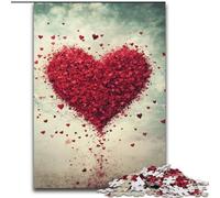 Puzzle per adulti 1000 pezzi Puzzle d'amore in legno 50X75cm Ideale per gli innamorati, perfetto regalo di Natale, Capodanno, San Valentino