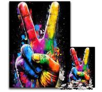 Puzzle per adulti, 1000 pezzi, puzzle del gesto "Yeah", gioco stimolante, giocattoli, regali di compleanno unici per bambini dai 14 anni in su, 26x38cm