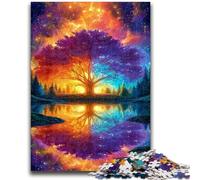 Puzzle per adulti 1000 pezzi Puzzle dell'albero della vita per adolescenti, antistress per ammazzare il tempo durante le vacanze, per migliorare l'amore tra coppie 50x75cm