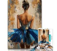 Puzzle per adulti 1000 pezzi Puzzle di ballerini di danza classica per adolescenti antistress per ammazzare il tempo durante le vacanze per migliorare l'amore tra coppie 26x38cm