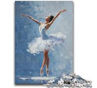 Puzzle per adulti 1000 pezzi Puzzle di ballerini di danza classica per adolescenti, antistress per ammazzare il tempo durante le vacanze, per migliorare l'amore tra coppie 50x75cm