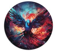 Puzzle per adulti, 1000 pezzi, puzzle di cartone colorato raffigurante una fenice, attività divertente per tutta la famiglia, sfida per il cervello, regalo perfetto per adolescenti, 67,5x67,5 cm