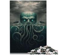 Puzzle per adulti, 1000 pezzi, puzzle di polpo artistico, 50 x 70 cm, con parti completamente intrecciate a caso, per bambini di 14 anni