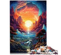 Puzzle per adulti 1000 pezzi Puzzle educativo di apprendimento nel paese dei sogni 26x38cm Regali per amici e famiglia per i 14 anni