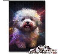 Puzzle per adulti, 1000 pezzi, puzzle fantasy Bichon Frise per adulti, livello di abilità principiante, ideale come regalo di compleanno e per le feste (dimensioni 50x75cm)