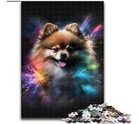 Puzzle per adulti, 1000 pezzi, puzzle fantasy Pomerania, livello di difficoltà: principiante, ideale come regalo di compleanno e per le feste (dimensioni 26x38cm)