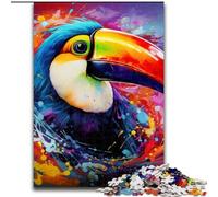 Puzzle per adulti, 1000 pezzi, puzzle impossibile a forma di tucano, dimensioni 50x75cm, attività divertente per la famiglia, sfida mentale, regalo perfetto per adolescenti.