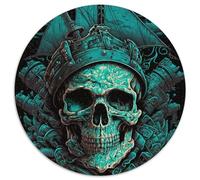 Puzzle per adulti, 1000 pezzi, puzzle in cartone con scheletro pirata, regalo perfetto per feste e compleanni (67,5x67,5cm)