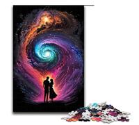Puzzle per adulti 1000 pezzi Puzzle infinito amore spazio per adulti Puzzle in legno Giochi per famiglie Regali di compleanno di Natale 75x50cm