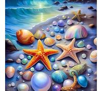 Puzzle per Adulti 1000 pezzi, puzzle per adulti Intrattenimento Creativo, puzzles 1000 pezzi per adulto Gioco impegnativo Puzzles per Bambini (Conchiglie stelle marine spiaggia)
