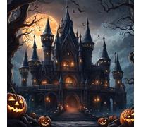 Puzzle per Adulti 1000 pezzi, puzzle per adulti Intrattenimento Creativo, puzzles 1000 pezzi per adulto Gioco impegnativo Puzzles per Bambini (Castello di Halloween)