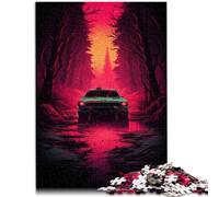 Puzzle per adulti 1000 pezzi Puzzle per auto soprannaturale tagliato con precisione con pezzi di forma casuale completamente ad incastro, 26 x 38 cm