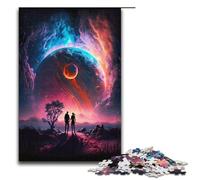 Puzzle per adulti 1000 pezzi Puzzle planetario Amore cosmico Puzzle di carta Gioco educativo Sfida Giocattolo 1000 pezzi (38x26 cm)
