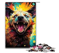 Puzzle per adulti 1000 pezzi Puzzle psichedelici colorati di iene Giochi Giocattoli Regalo Adatto per la decorazione del desktop 1000 pezzi (75x50 cm)