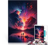 Puzzle per adulti, 1000 pezzi, puzzle psichedelico Sky - analisi e logica del gioco sofisticati per adolescenti dai 14 anni in su, 26 x 38 cm