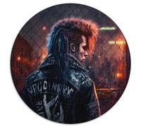 Puzzle per adulti, 1000 pezzi, puzzle rotondi in cartone Street Punk, gioco di attività per famiglie, decorazione da parete per la casa (67,5x67,5 cm)