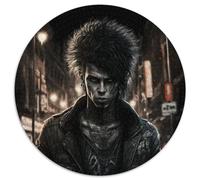 Puzzle per adulti, 1000 pezzi, puzzle rotondi in cartone Street Punk, gioco di attività per famiglie, decorazione da parete per la casa (67,5x67,5 cm)