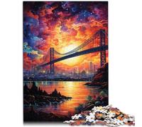 Puzzle per adulti 1000 pezzi puzzle Sydney Harbor Bridge opera d'arte regalo di compleanno, regali, arte da parete 38 x 52 cm, per ragazzi dai 14 anni in su