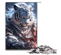 Puzzle per adulti 1000 pezzi Puzzle Tigri Zanna Grigia Giochi educativi per la casa Giocattoli fai da te Ottimo regalo per giochi 1000 pezzi