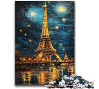 Puzzle per adulti 1000 pezzi Puzzle Torre Eiffel a Parigi Giocattoli Giochi educativi Antistress Adatto per la decorazione della scrivania 26x38cm