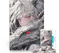 Puzzle per adulti 1000 pezzi Queen of Dragons Spielzeug Lernspiele Stressabbau Wunschliste mit dem Weihnachtsmann75x50cm