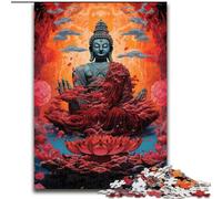 Puzzle per adulti, 1000 pezzi raffiguranti la statua del Buddha, puzzle da 1000 pezzi, sfida impossibile, giocattolo per adolescenti (dimensioni 26x38cm)