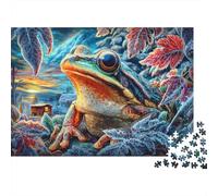 Puzzle Per Adulti 1000 Pezzi - Rana comune Difficile | Gioco Relax Anti-Stress Con Stampa Nitida | Decorazione Unica Per Appassionati 38x26cm/1000pcs